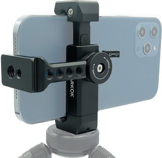 Soporte metálico para trípode de smartphone