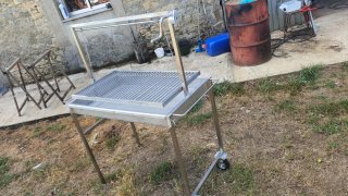 Parrilla barbacoa inox