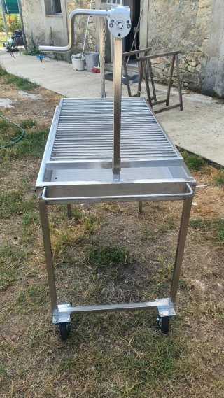 Parrilla barbacoa inox