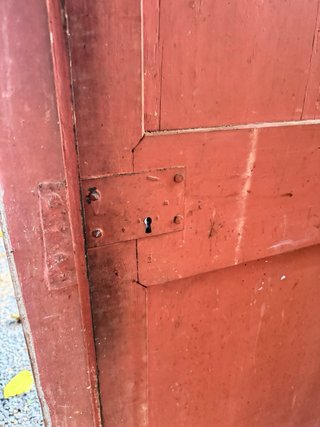 Puerta madera maciza