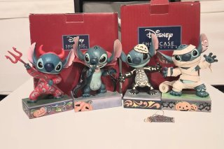 4 Figuras Stitch Halloween Jim Shore Enesco