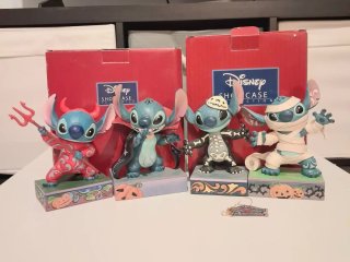 4 Figuras Stitch Halloween Jim Shore Enesco