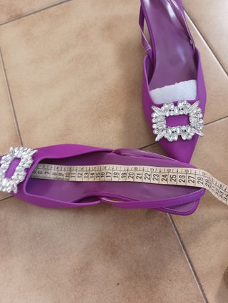 Zapatos de fiesta buganvilla con joya T42