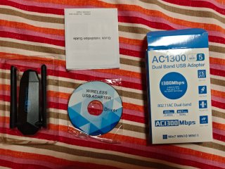 Adaptador USB WiFi Dual Band AC1300 ElecMoga