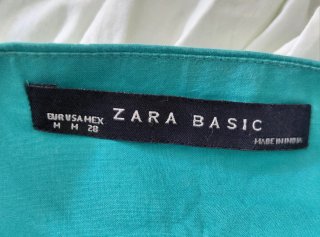 Zara Basic vestido tirantes Talla M