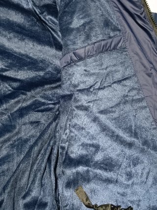 Chamarra The North Face Azul y Negro Talla M.