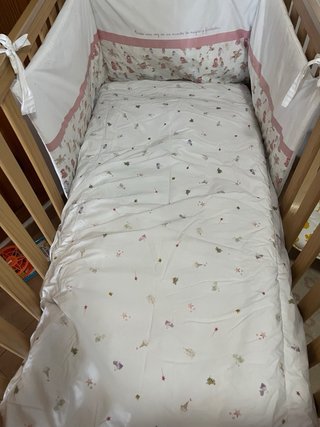 Protector cuna, funda nórdica y relleno