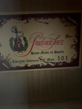 Guitarra Prudencio Saez Negra