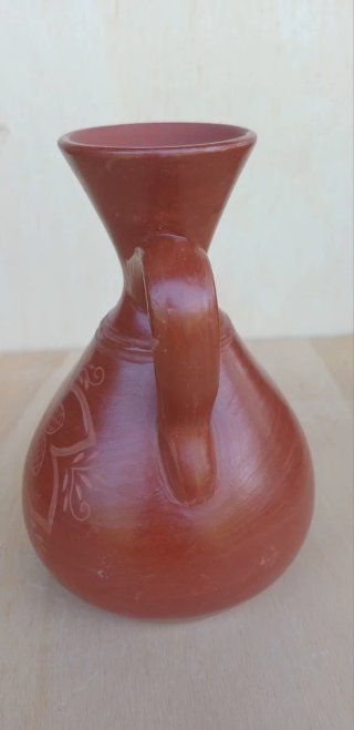 Vaso in ceramica vintage anni '80