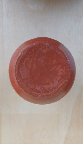 Vaso in ceramica vintage anni '80