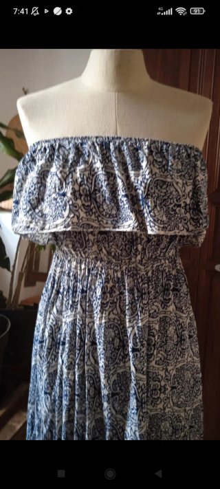 Vestido Boho Largo Estampado