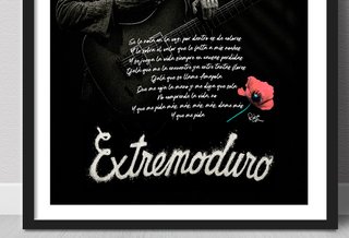 Cuadro Extremoduro ROBE INIESTA Si te vas - A3