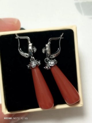 Pendientes Coral Chapados Oro