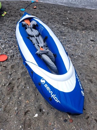 Canoa hinchable Sevylor 2 adultos + 1 niño