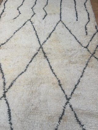 Alfombra de lana natural 250x150