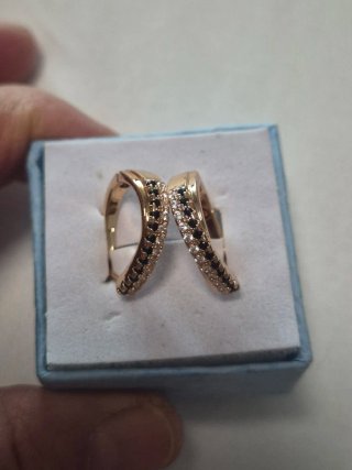 Pendientes Vintage Chapados en Oro con Circonitas