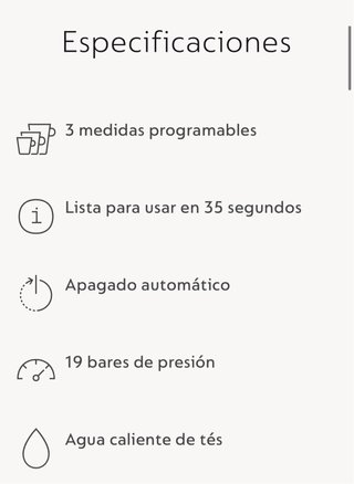 Cafetera Nespresso Zenius Automática