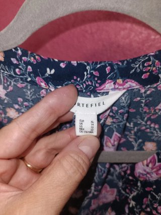 Blusa Cortefiel Estampada Flores