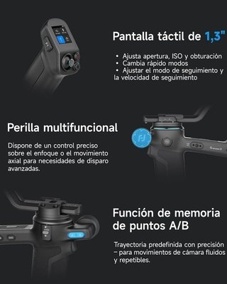 Gimbal Feiyu SCORP 3 seguimiento IA NUEVO