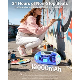 Altavoz Bluetooth 200W Impermeable IP65 24h NUEVO