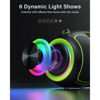 Altavoz Bluetooth 200W IP65 Luces RGB USB-C NUEVO
