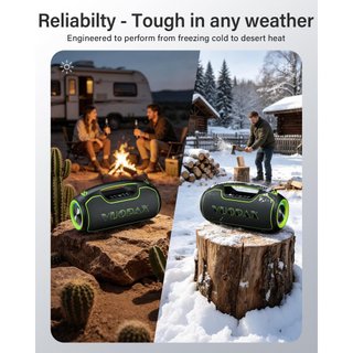 Altavoz Bluetooth 200W IP65 Luces RGB USB-C NUEVO