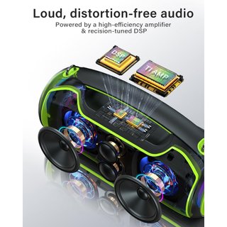Altavoz Bluetooth 200W IP65 Luces RGB USB-C NUEVO