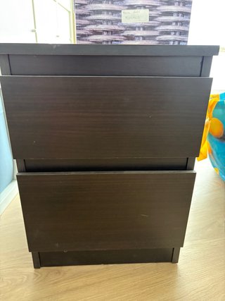 Mesitas de noche Ikea madera