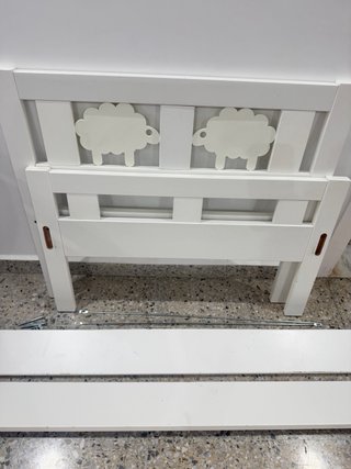 Cama infantil IKEA KRITTER blanca