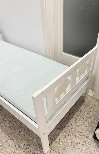 Cama infantil IKEA KRITTER blanca