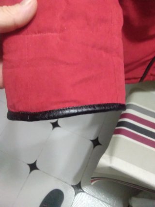 Chaqueta Invierno Mujer Roja Negra