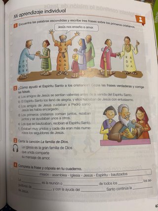 Religión católica, 3, Primaria Zain : [Edebe on]