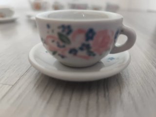 Juego de tacitas de porcelana