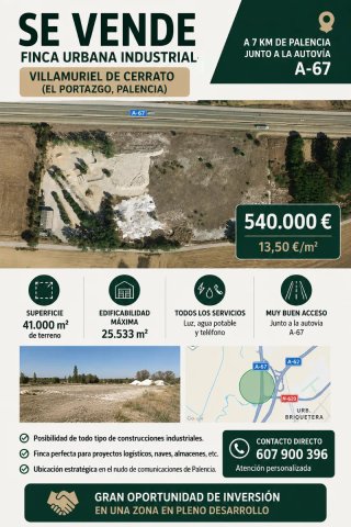 Finca Industrial en Villamuriel de Cerrato
