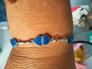 Conjunto Corazón Lapislázuli