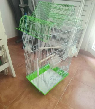 Jaula grande para pájaros