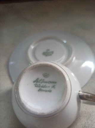 Tazzina e piattino Bavaria vintage