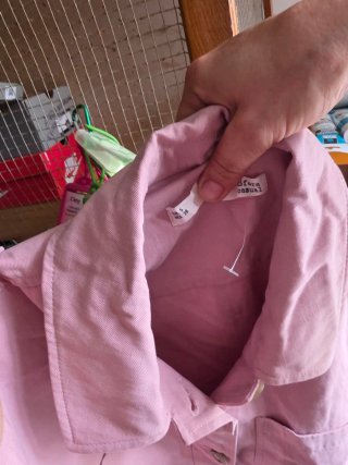Conjunto mujer rosa y marrón