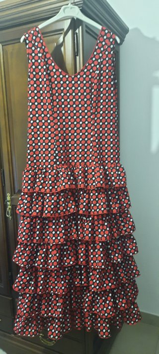 Traje Flamenca Mujer Talla 44/42 con chaqueta