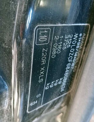 7jx17 et41 llanta opel vectra c 3.0 cdti 341074