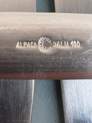 Posate Dalia placcate in argento