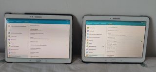 Lote 2 Tablets Tab 4 y Tab 10 Samsung Blancas