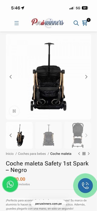Silla de Paseo Safety 1st Spark