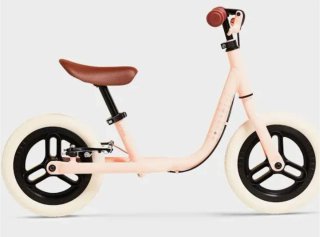 Bicicleta sin pedales rosa