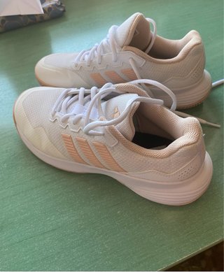 Zapatillas Adidas Running Mujer Blancas Rosas
