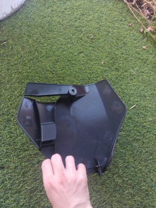 Careta plana KTM Negra