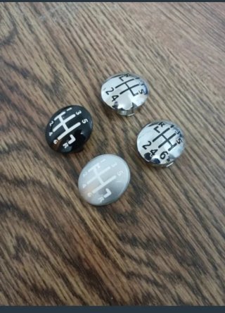 Chapas pomo cambio Renault 5 6 velocidades