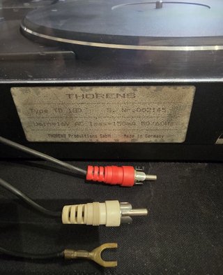 Plato Giradiscos Vintage Thorens TD 180