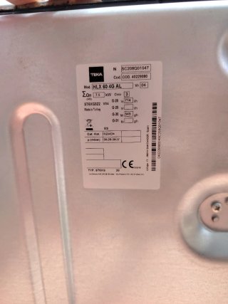 Placa de gas Teka 4 fuegos