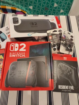 Pack Nintendo Switch 2 + Accesorios y juego.